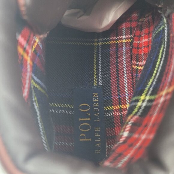 Polo Ralph Lauren Willingcott Men's Brown Leather Lace-Up Boots 14323 US Size 8D - Picture 7 of 11